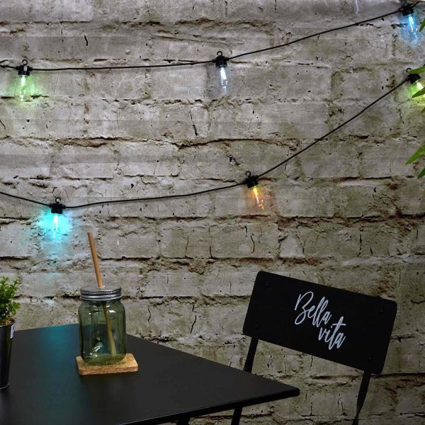 Guirlande extérieure 10 ampoules LED 4,50 m - THE HOME DECO FACTORY