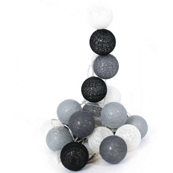 Guirlande lumineuse boules colorées 20 LED 3,45 m