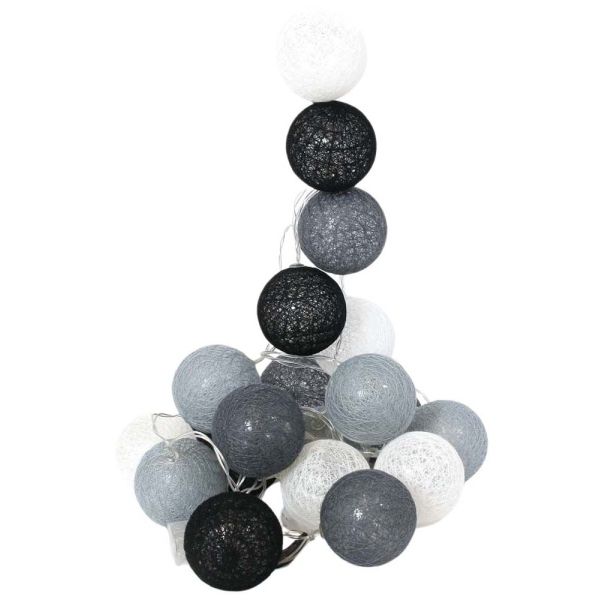 Guirlande lumineuse boules colorées 20 LED 3,45 m