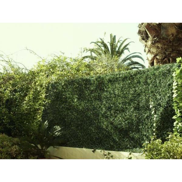 Haie artificielle 243 brins vert thuyas en rouleau Lux (Lot de 8) - FEN-0216