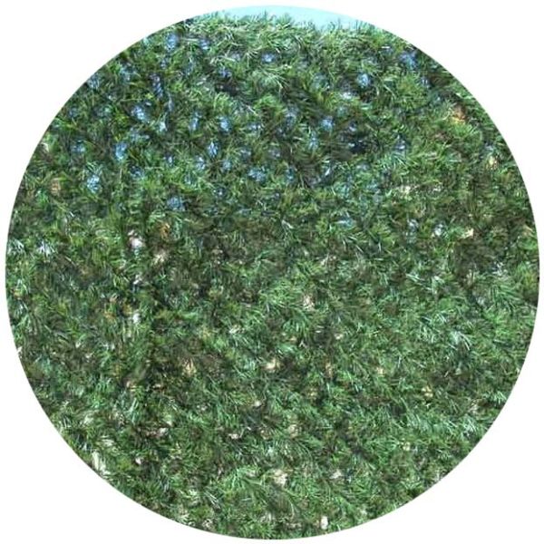 Haie artificielle 243 brins vert thuyas en rouleau Lux (Lot de 8)
