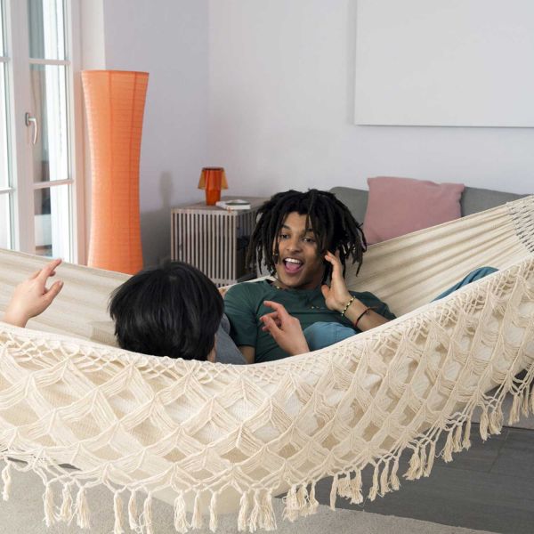 Hamac artisanal XXL en coton Rio - 5