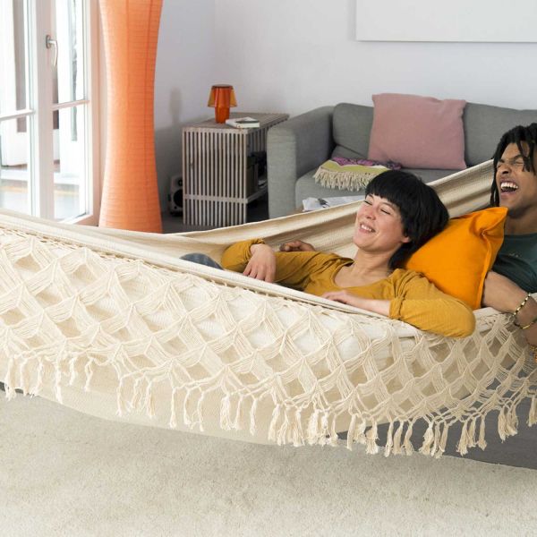 Hamac artisanal XXL en coton Rio - 6