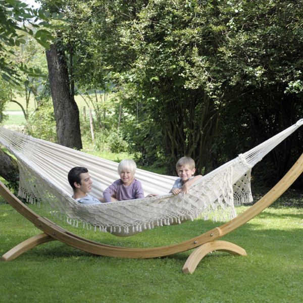 Hamac artisanal XXL en coton Rio - 8