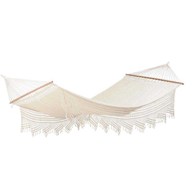 Hamac artisanal XXL en coton jacquard Palacio