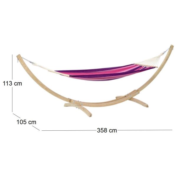 Hamac avec support en bois StarSet - 8