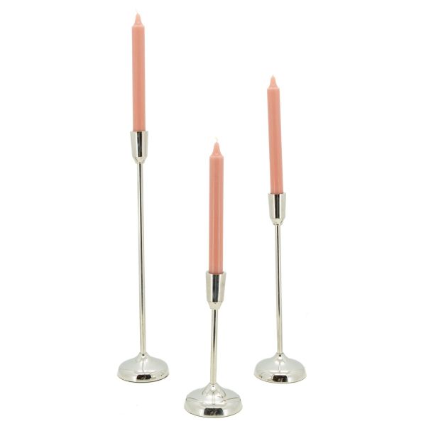 Hauts bougeoirs en aluminium (Lot de 3) - 5