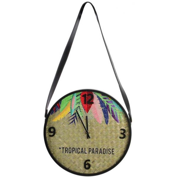 Horloge Tropical Paradise Exotique 30 cm