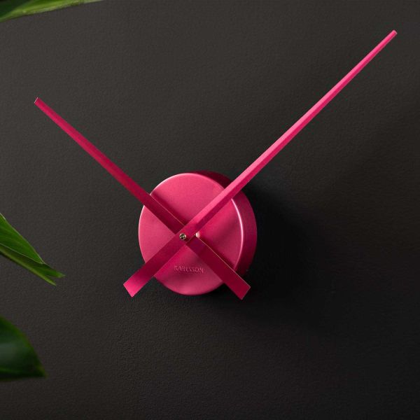 Horloge aiguilles Big Time 41cm métallisée - KARLSSON