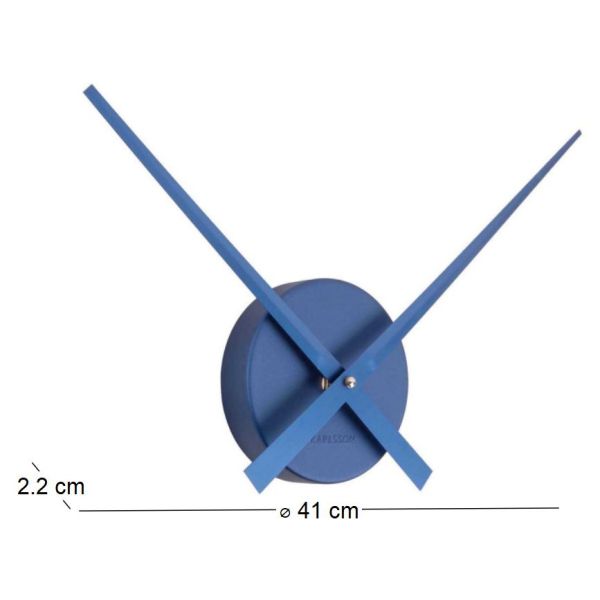 Horloge aiguilles Big Time 41cm métallisée - 5