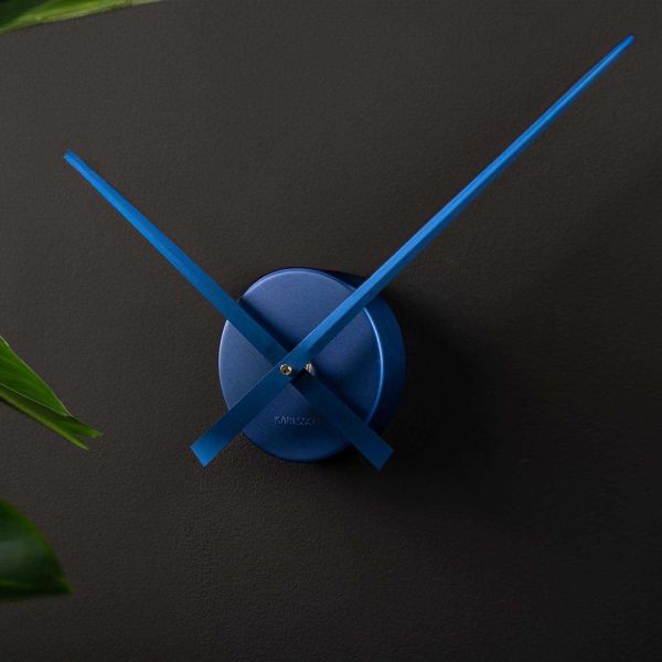 Horloge aiguilles Big Time 41cm métallisée - KARLSSON
