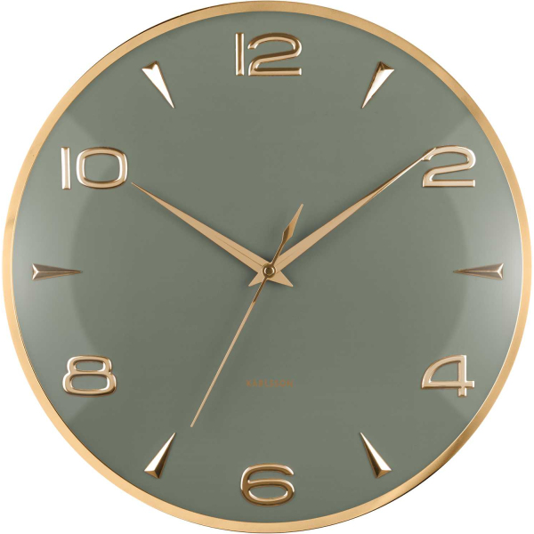 Horloge en aluminium Sienna Glow - 74,90