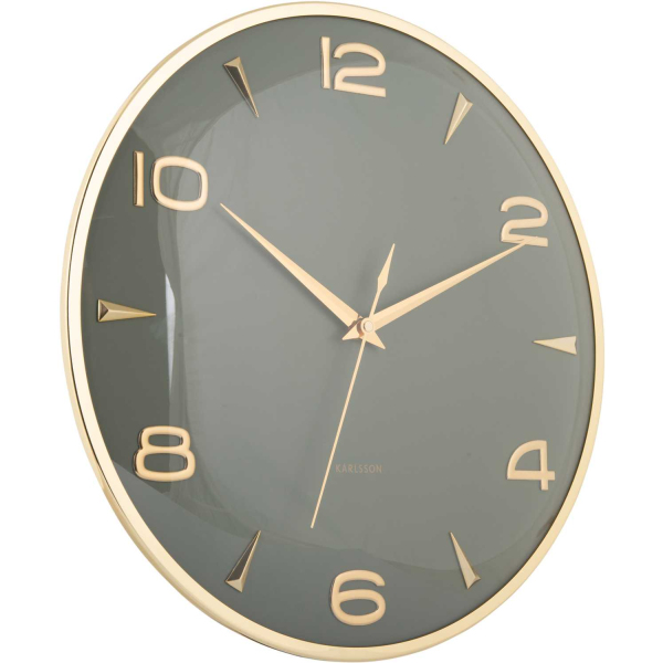 Horloge en aluminium Sienna Glow