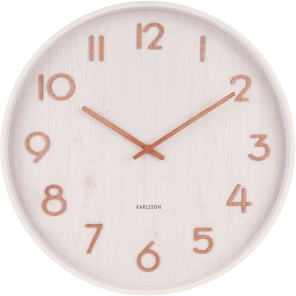 Horloge en bois Pure 40 cm - KARLSSON
