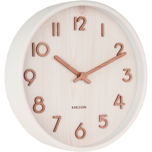 Horloge en bois Pure 22 cm