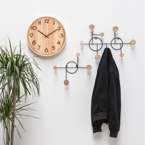 Horloge en bois Pure 40 cm - KARLSSON
