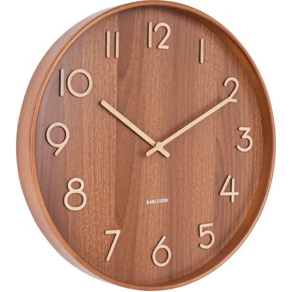 Horloge en bois Pure 40 cm