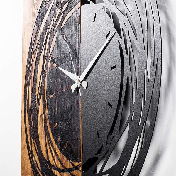Horloge en bois et métal Clock - 59,90