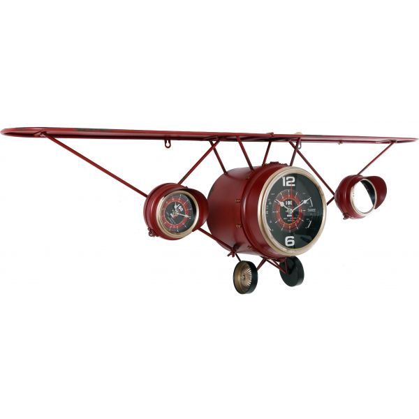 Horloge calandre d'avion étagère intégrée