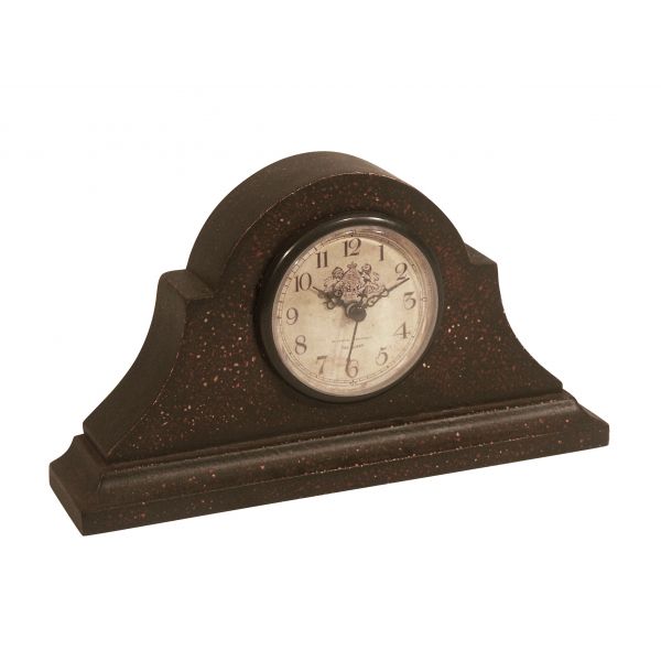 Horloge de cheminée en bois