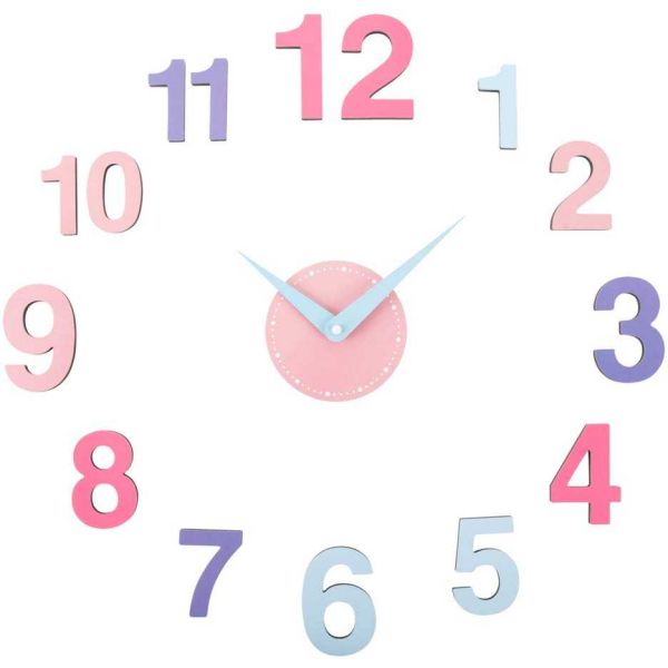 Horloge colorée DIY Chica