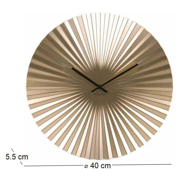 Horloge design en métal Sensu - 6