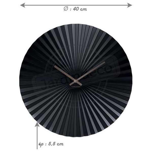 Horloge design en métal Sensu - KARLSSON