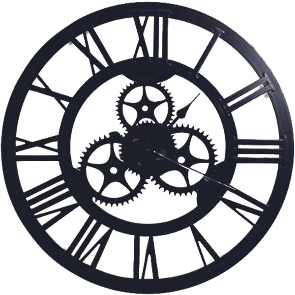 Horloge avec engrenage 70 cm