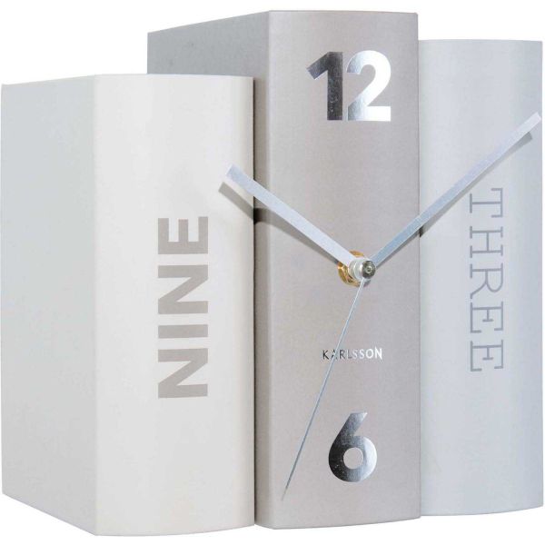 Horloge 3 livres Book