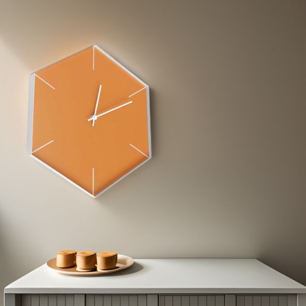 Horloge loft Héxagona 30 x 35 cm - KORB
