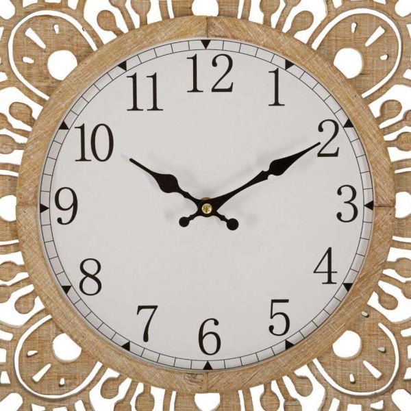 Horloge en mdf Carving 60 x 4.5 cm - 59,90