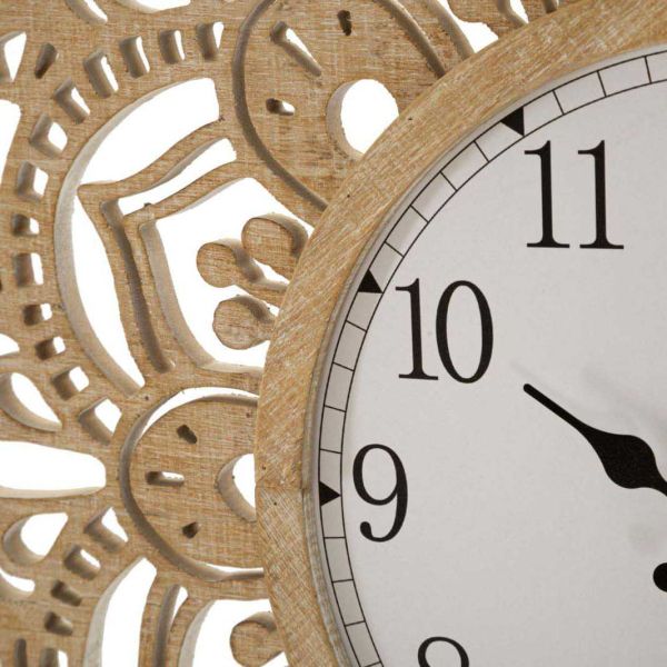 Horloge en mdf Carving 60 x 4.5 cm - 5