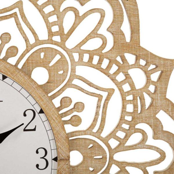 Horloge en mdf Carving 60 x 4.5 cm - 6