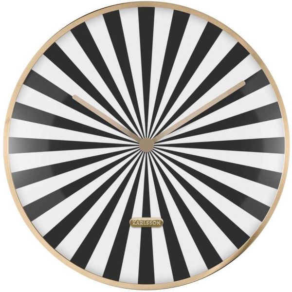Horloge en métal Candy Swirl Dome - PRE-1653