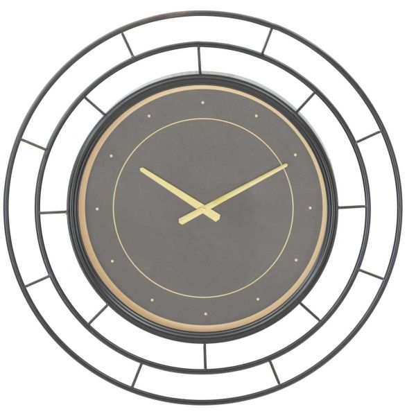 Horloge en métal  Fashion dark 70 x 5.5 cm