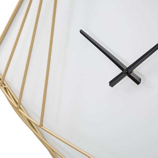 Horloge en métal Goldy line 85 x 6 x 85 cm - 65,90