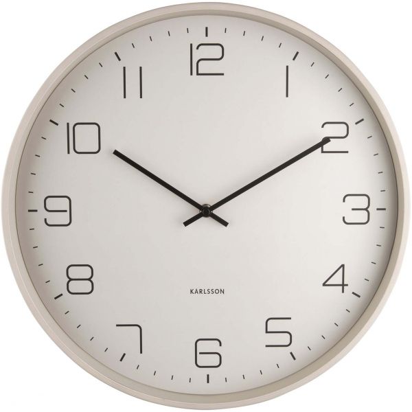Horloge en métal Lofty 40 cm - KARLSSON