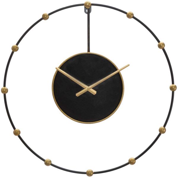 Horloge en métal Pearl 61 x 4.5 cm