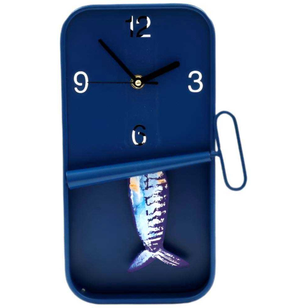 Horloge en métal Sardine