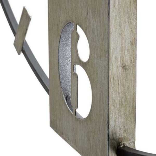 Horloge en métal Silvery 61 x 4.5 x 63 cm - 49,90