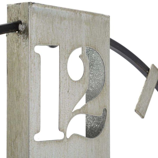 Horloge en métal Silvery 61 x 4.5 x 63 cm - 5