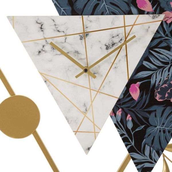 Horloge en métal Triangle 75 x 4.5 x 59 cm - 71,90