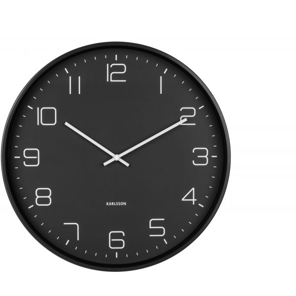 Horloge en métal mat Lofty - KARLSSON
