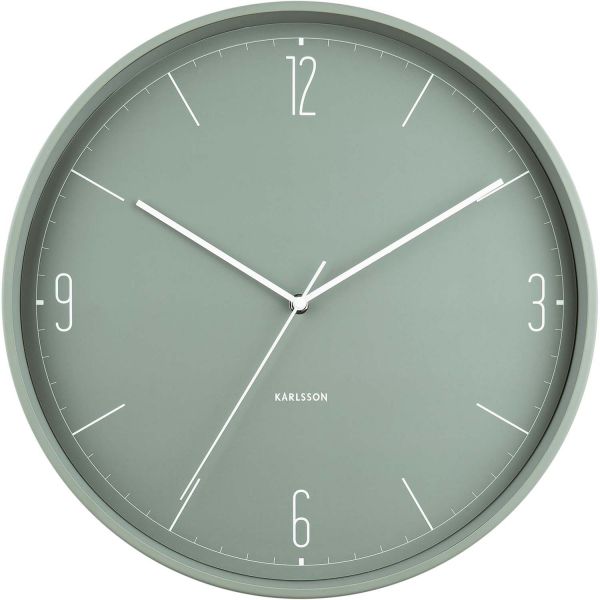 Horloge en métal mat Numbers & Lines 40 cm - PRE-0864