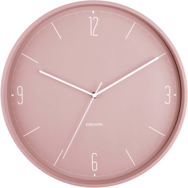 Horloge en métal mat Numbers & Lines 40 cm - PRE-0862