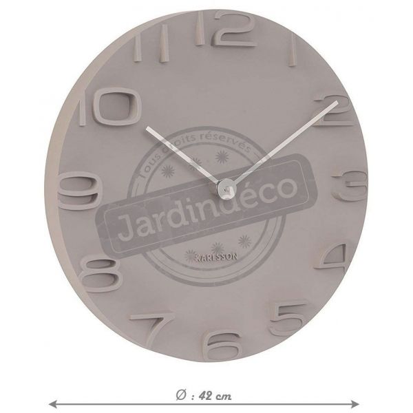 Horloge moderne avec aiguilles chromées On the Edge - PRE-0188