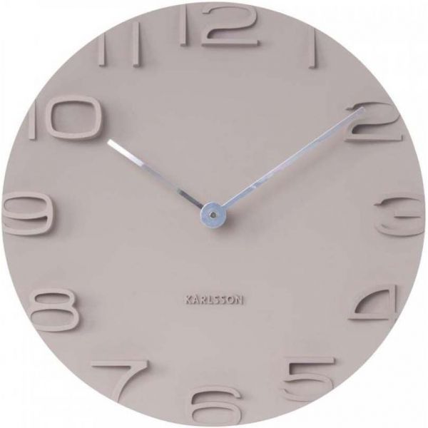Horloge moderne avec aiguilles chromées On the Edge - KARLSSON