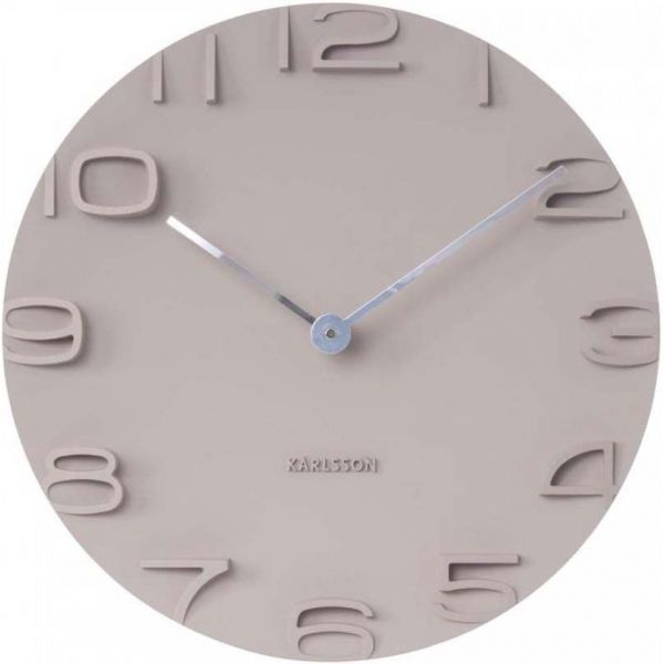 Horloge moderne avec aiguilles chromées On the Edge - KARLSSON
