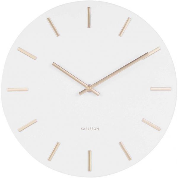 Horloge moderne métal Charm 30 cm