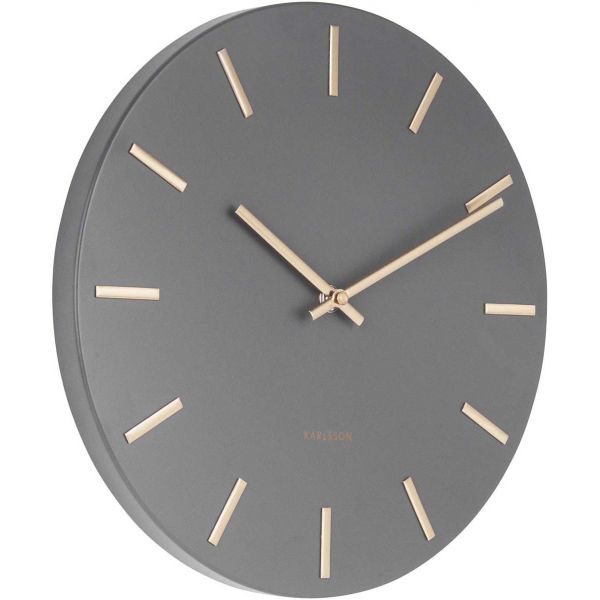 Horloge moderne métal Charm 30 cm - KARLSSON